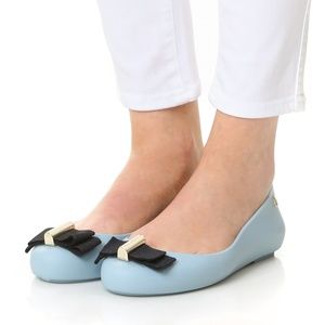 Melissa Light Blue Ballet Flats